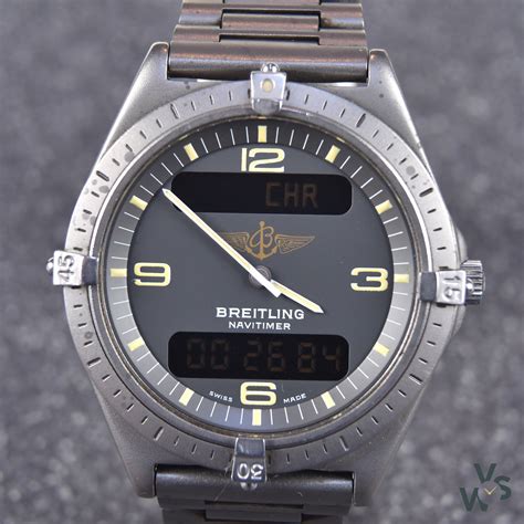 breitling aerospace titanium watch band|breitling aerospace manual.